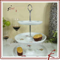 3 ties Ceramic Cake holder